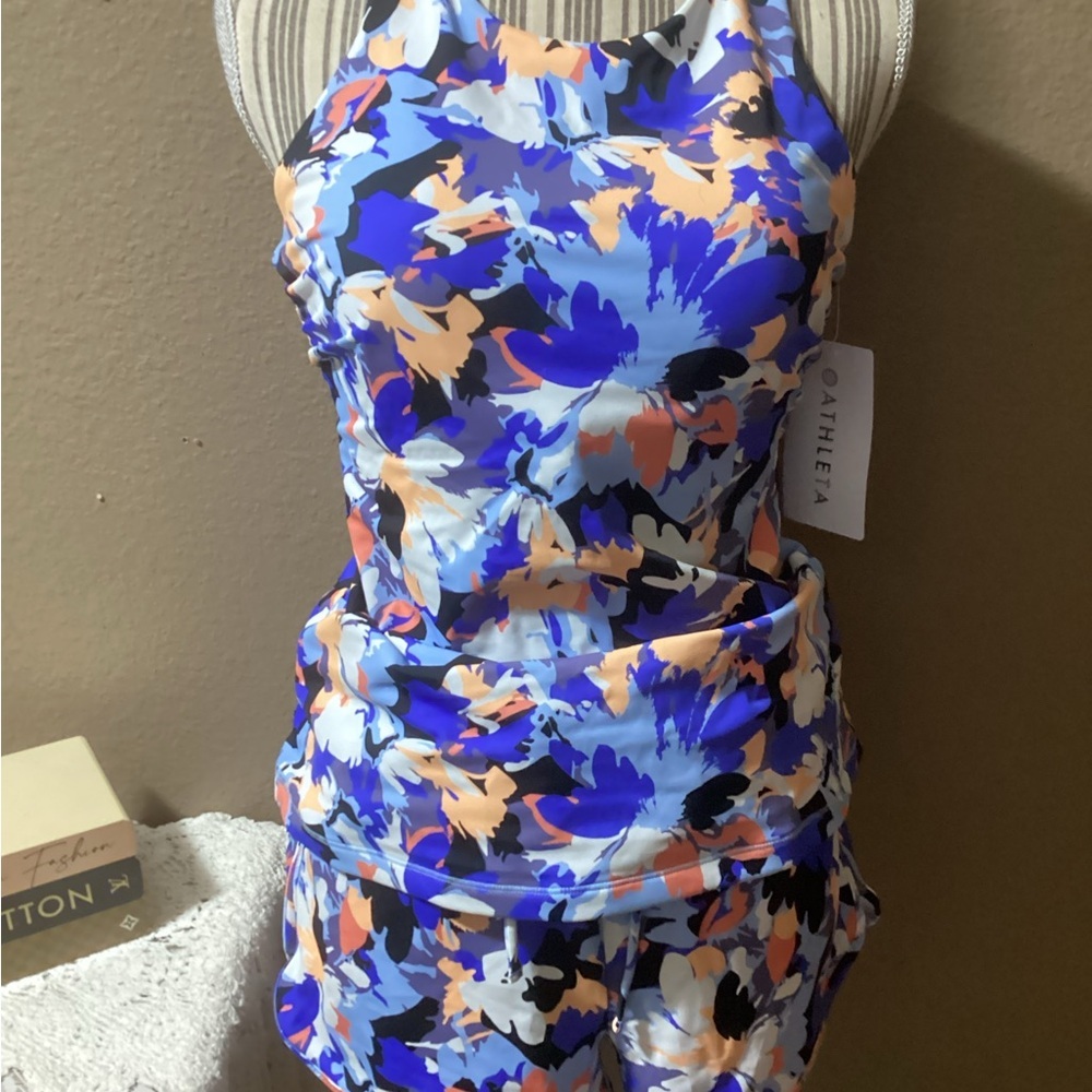 NEWT ATHLETA Floral Print Sleeveless Top - Picture 2 of 6